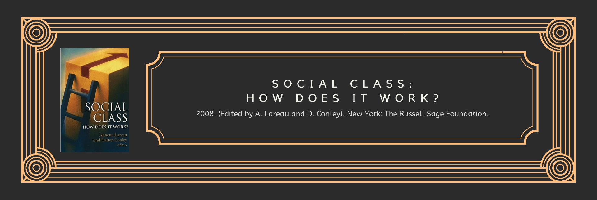 Social Class Book Citation and Link