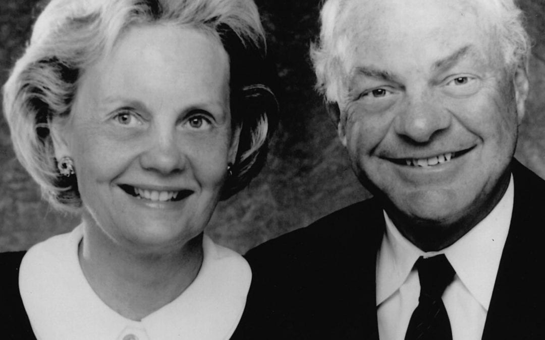 Sally and Alvin V. Shoemaker, W’60, HON’95, parents