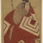 The Actor Ichikawa Danzo III as Kamakura no Gongoro Kagemasa (?) in the Play Otokoyama Yunzei Kurabe (?), Performed at the Ichimura Theater (?) in the Eleventh Month, 1768 (?)