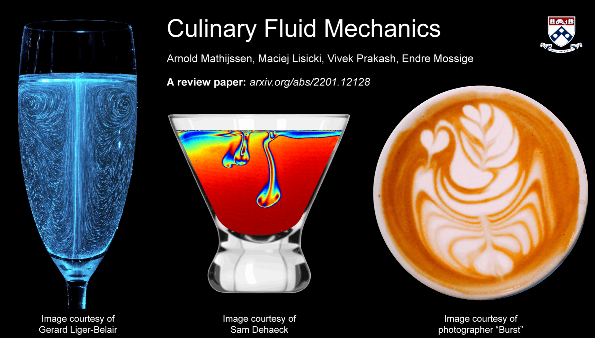 Culinary Fluid Mechanics