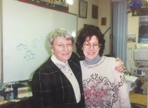 Diane Hauz (r) and Dr. Joullié