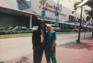 Dr. James Tarver accompanying Dr. Joullié to the 1999 American Chemical Society Meeting in New Orleans