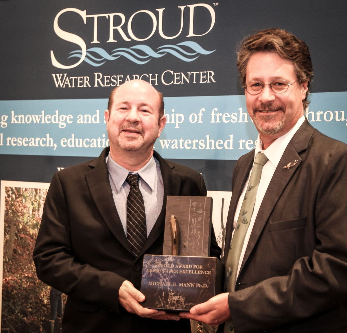 Michael E. Mann Honored With Stroud Award for Freshwater Excellence